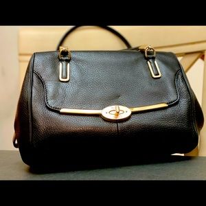 Leather black COACH bag